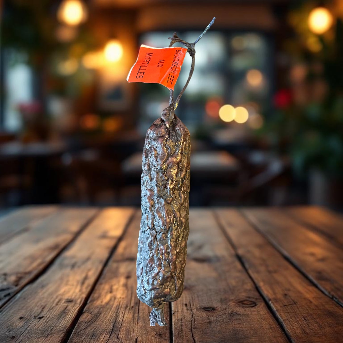 Saucisson sec dur aux myrtilles
