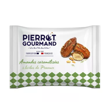 Les Pépites - sachet 45g amandes caramélisées & herbes de Provence
