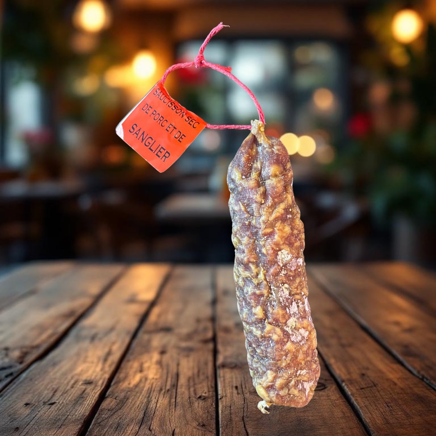 saucisson sec d'auvergne au sanglier dur