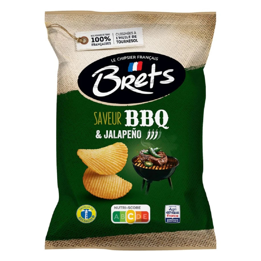 Chips Brets Barbecue Jalapeno 125g