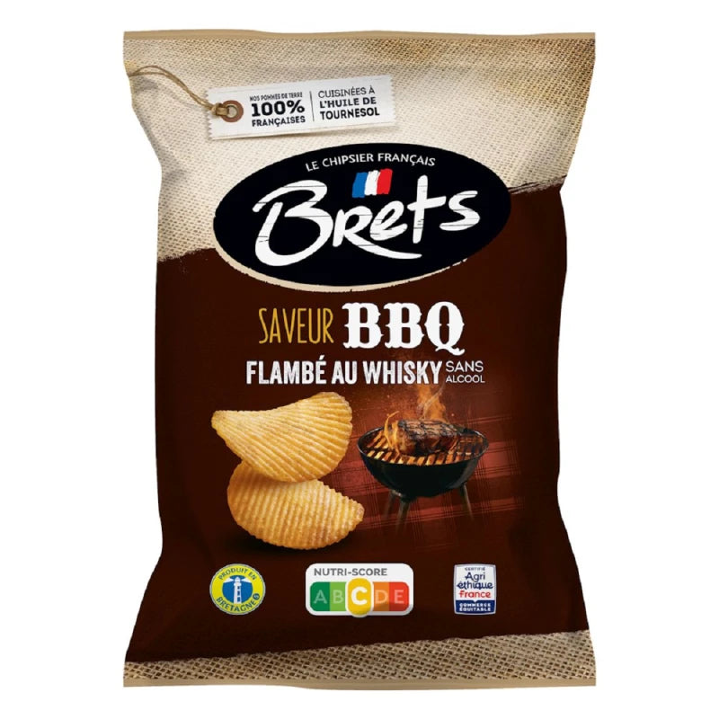 Chips Brets Barbecue flambé au whisky
