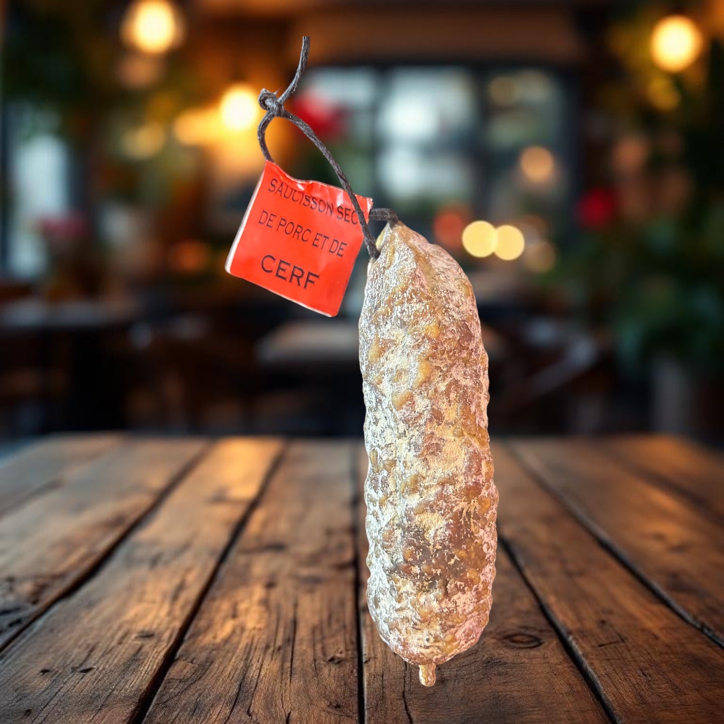 Saucisson sec dur au cerf