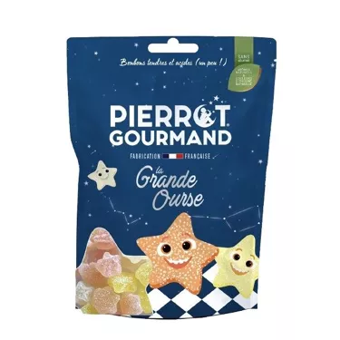 Sachet refermable 100g de bonbons gélifiés La Grande Ourse