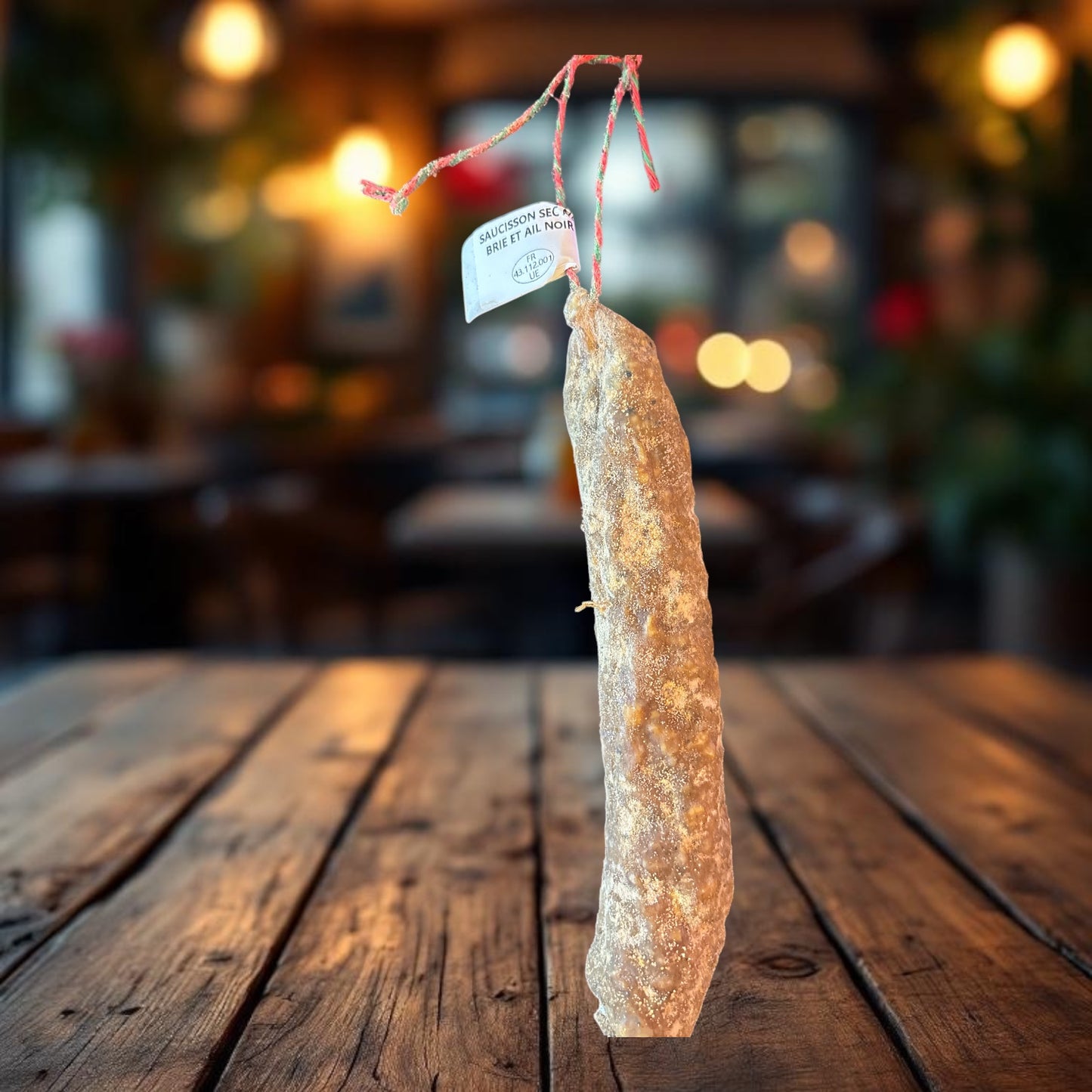 Saucisson sec au Brie et Ail Noir 160-180g dur