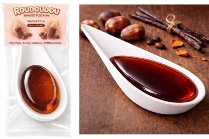 ROUDOUDOU COLA sans sucre. Cuillère en Canne à Sucre biodégradable