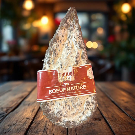 Saucisson sec au bœuf nature (sans peau) ddm 13/12