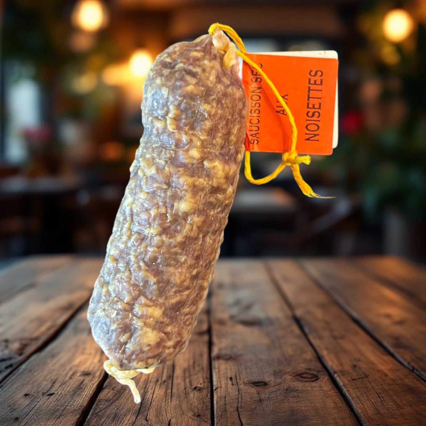 saucisson sec d'auvergne aux noisettes dur