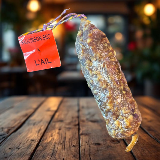 Saucisson sec dur  a l'ail