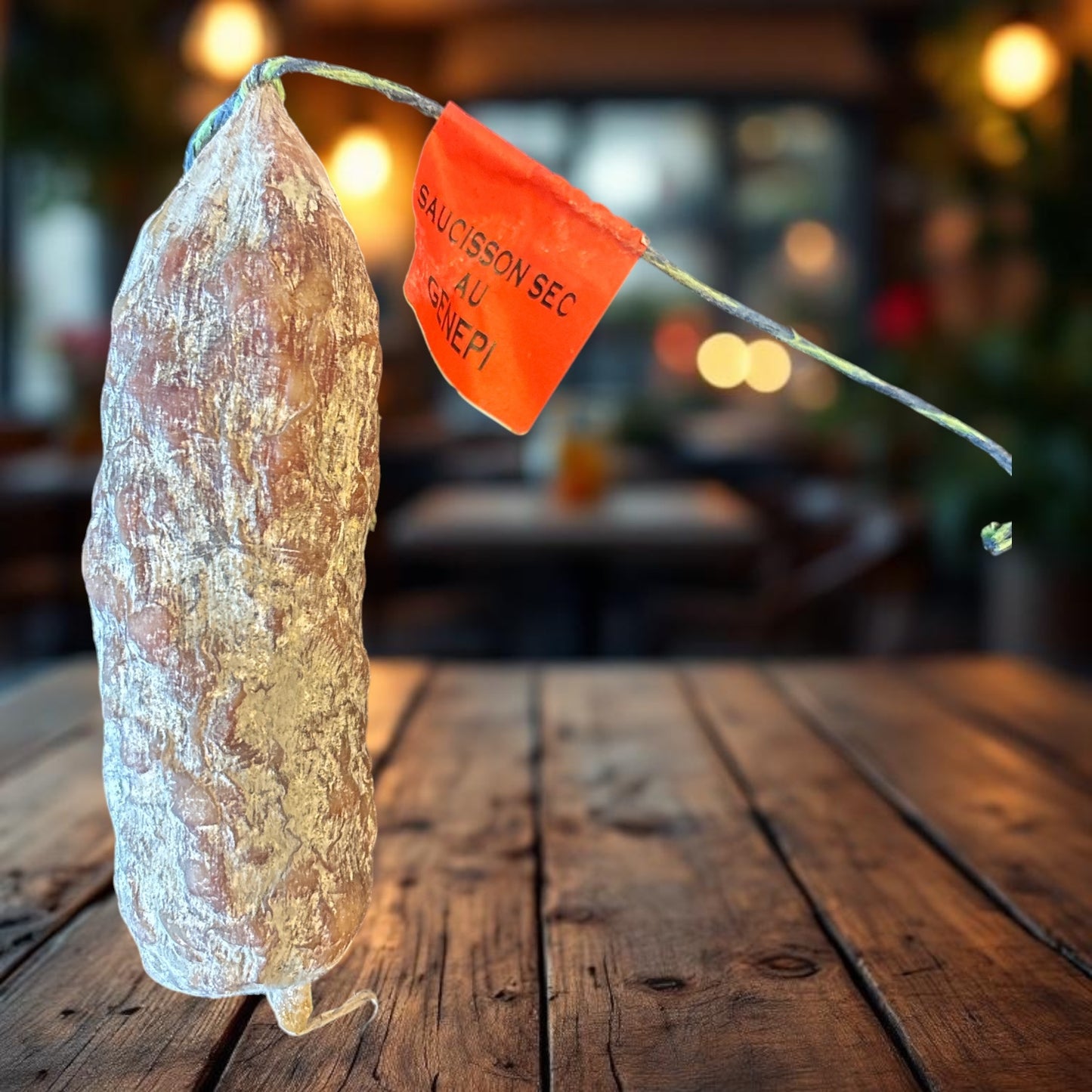 Saucisson sec dur au Génépi