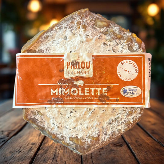 Saucisson sec (sans peau) à la mimolette ddm 05/12