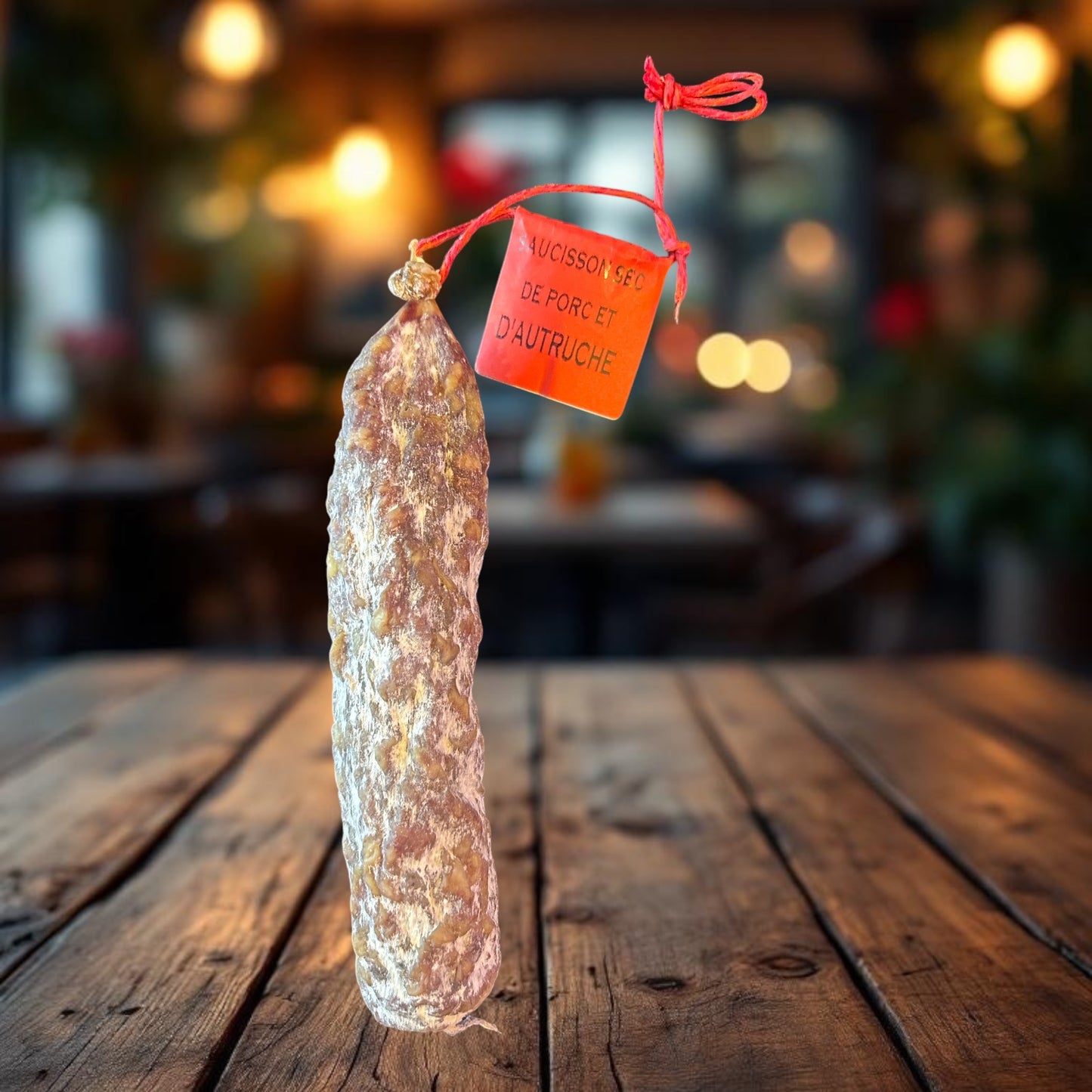 Saucisson sec dur à l’autruche