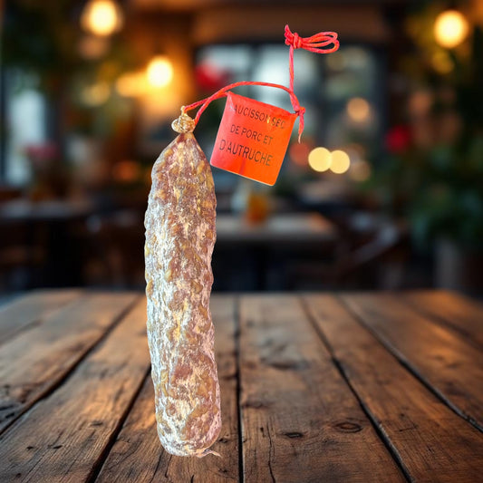 Saucisson sec dur à l’autruche