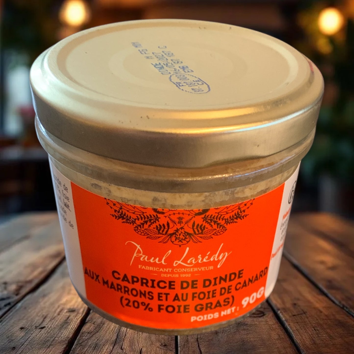 terrine Caprice de dinde aux marrons et foie de canard