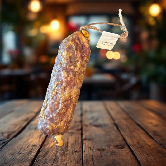 saucisson sec d'auvergne fumé dur
