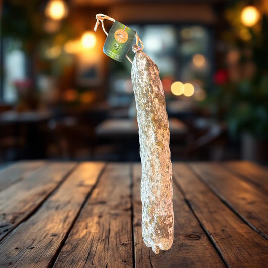 saucisson sec  d'auvergne à l'ail des ours dur