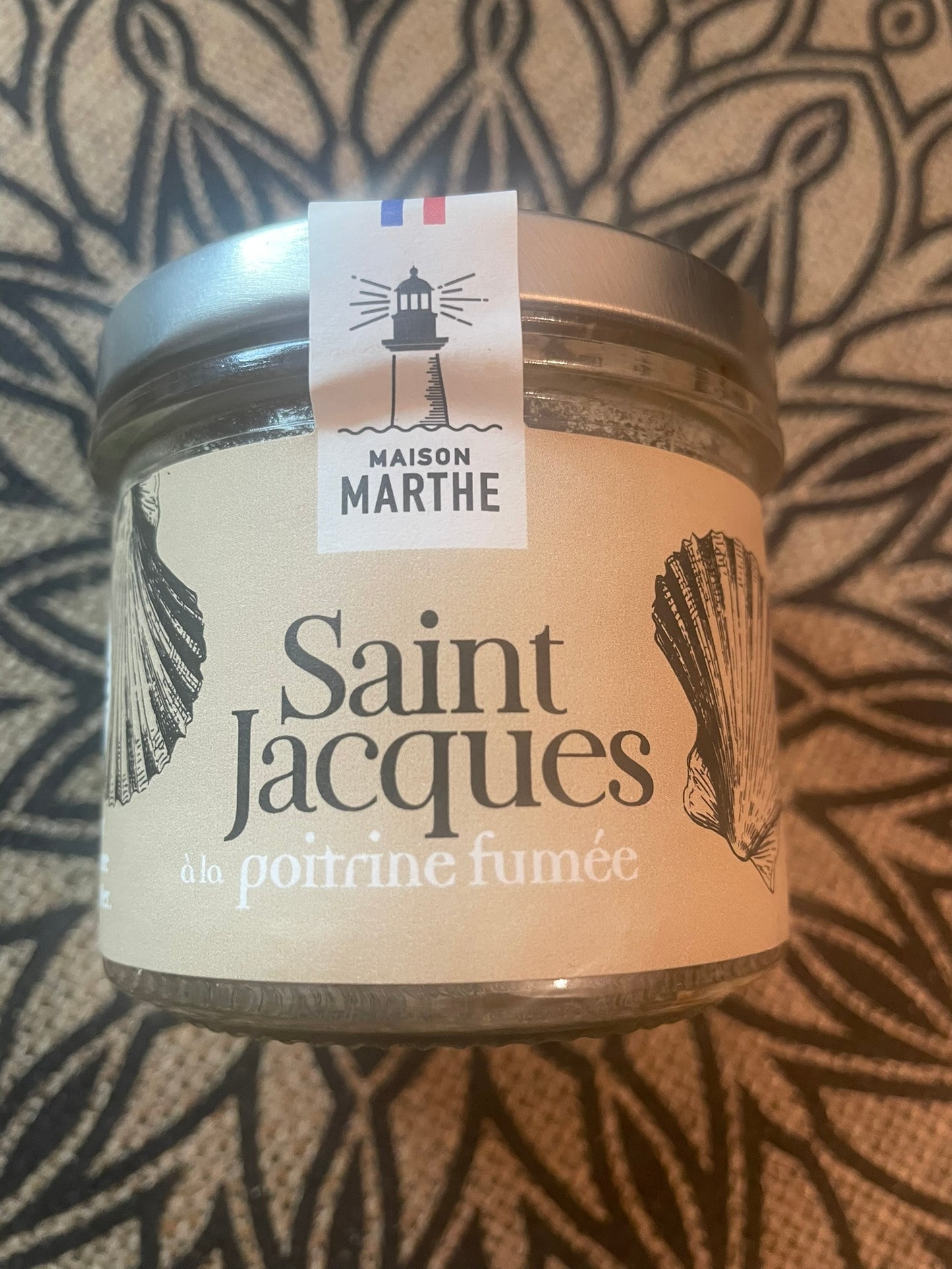 saint jacques à la poitrine fumée 90gr
