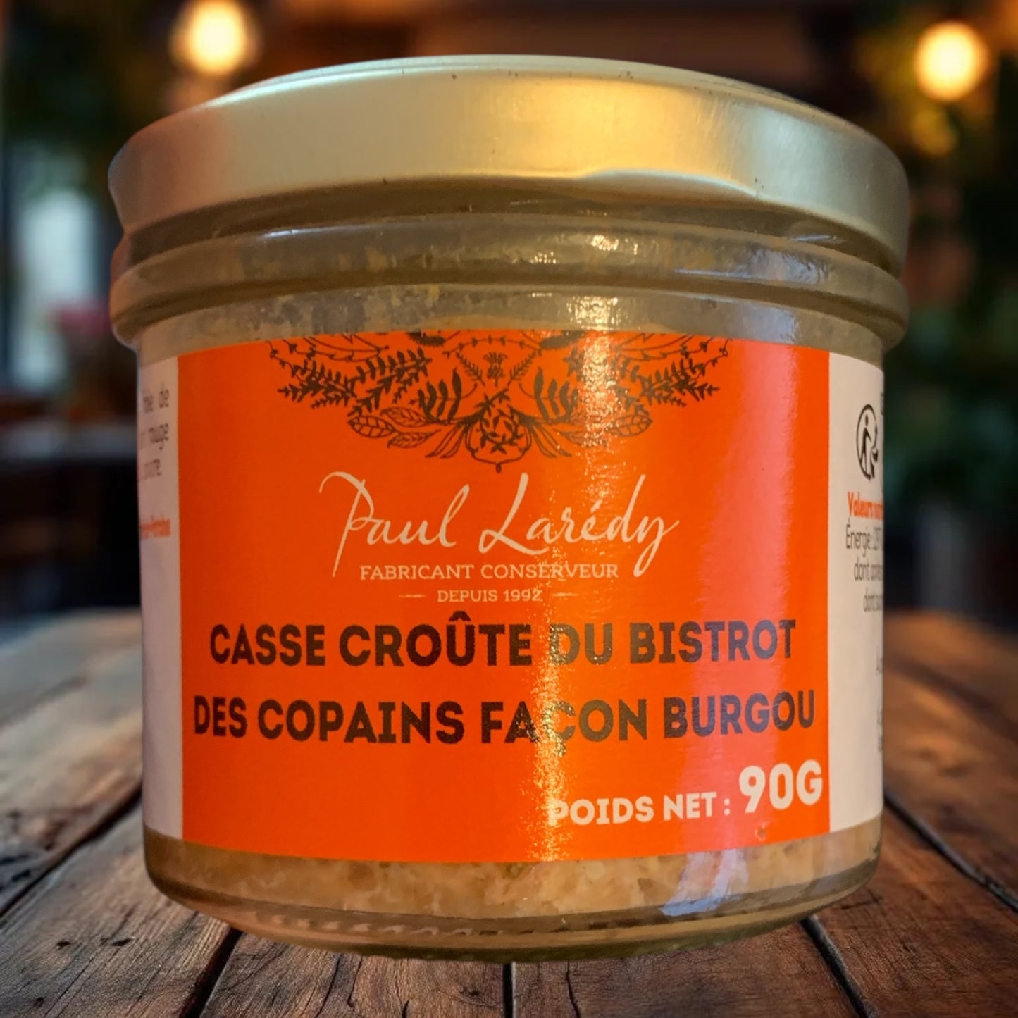 Terrine casse-croûte du bistrot des copains façon burgou