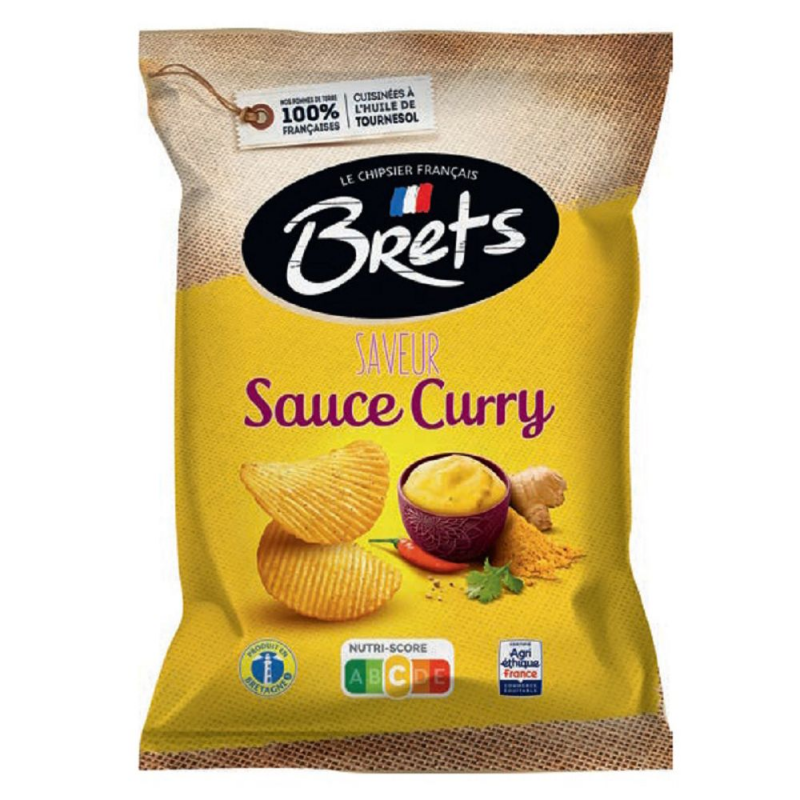 Chips  Chips Brets sauce curry 125g