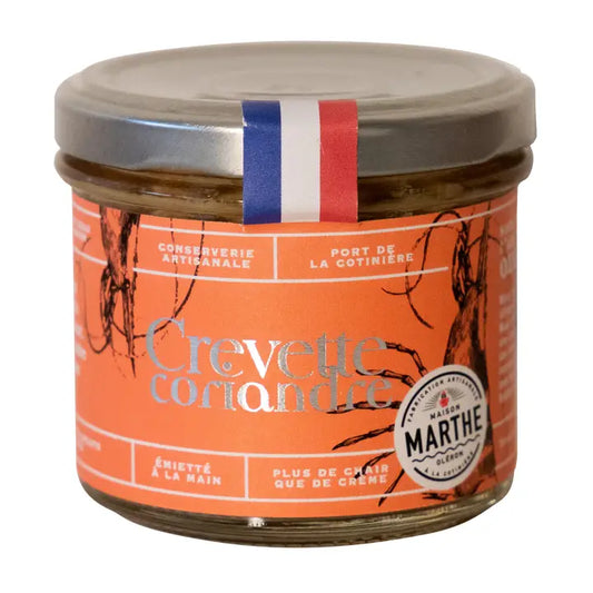 Crevette coriandre gingembre